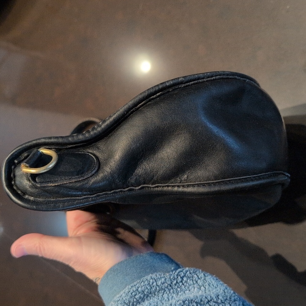 Vintage Coach Swinger 4040 Black Project Bag - Picture 5 of 14